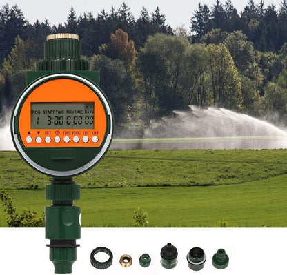 Bewässerungscomputer mit  Regensensor, Zeitschaltuhr und LCD-Display