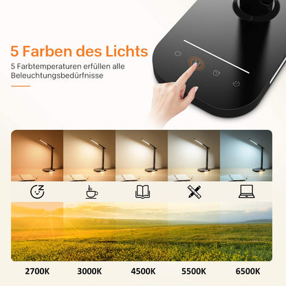 LED Schreibtisch-/Nachttischlampe mit Touch Dimmbar