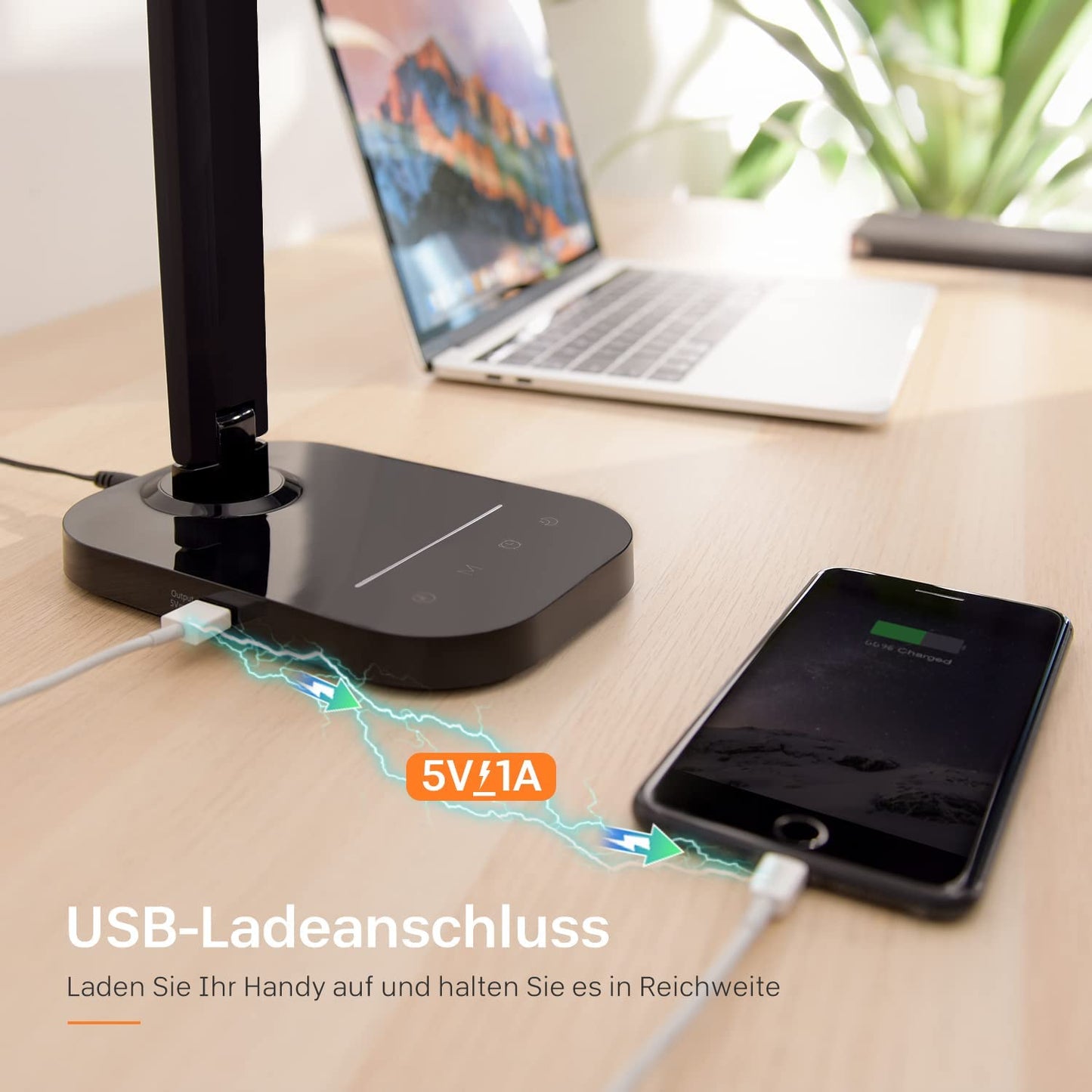 LED Schreibtisch-/Nachttischlampe mit Touch Dimmbar