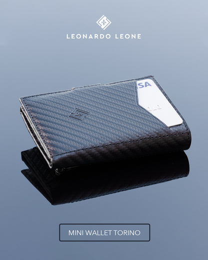 Mini Wallet Torino Carbon