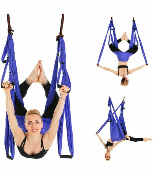 Yoga Hängematte Set Yoga Swing Schaukel  Fliegen Anti Gravity Yogatuch Trapez - AbisZHandel